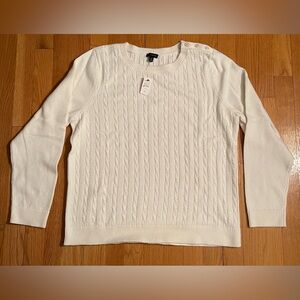 Women’s White Talbots XL Sweater